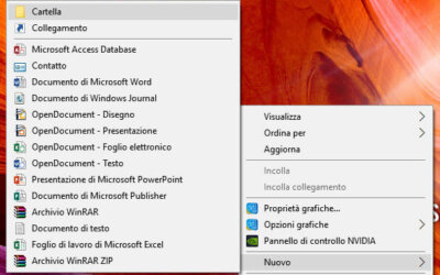 Creare una nuova cartella in Windows