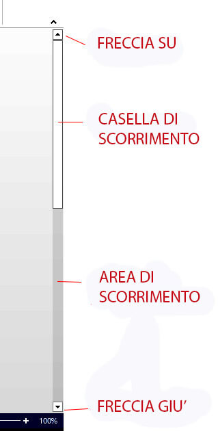 barra scorrimento documento